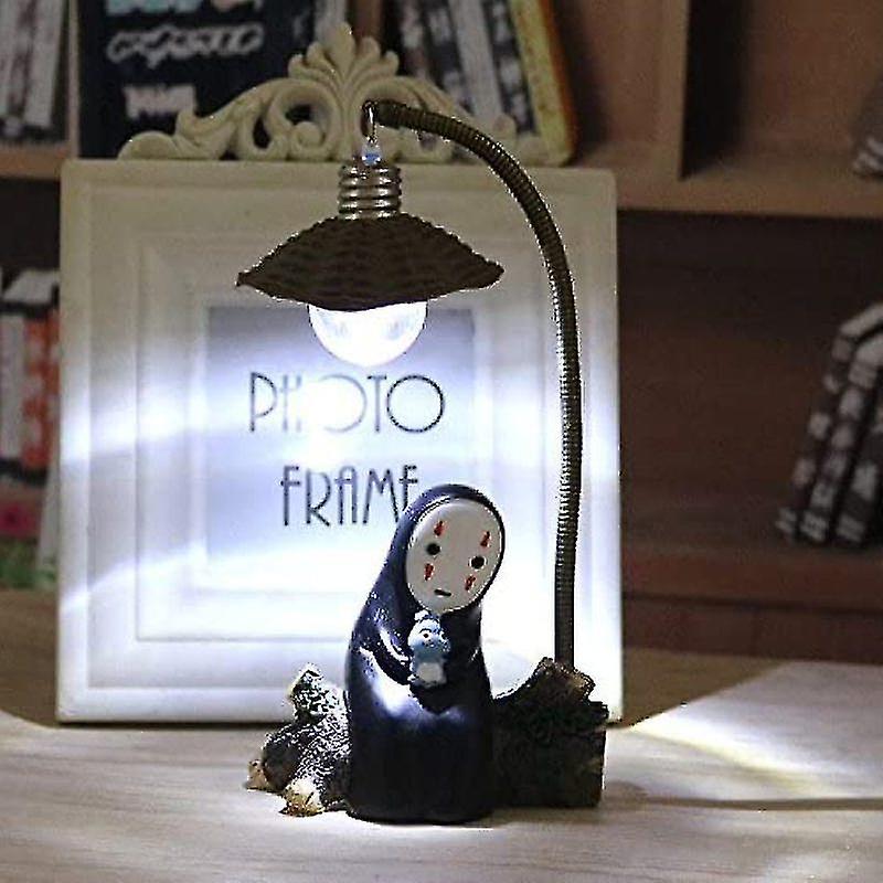 Spirited Away No Face Man Night Light Chi Hiro Table Desk Lamp Miyazaki Hayao