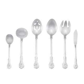 RiverRidge Home Bouquet 46-Piece Silver Stainless Steel Flatware Set (Service for 8) 10-117-1