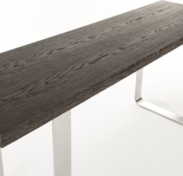 Wall Console ECLAT Silver Ebony Black   Contemporary   Console Tables   by EuroLuxHome  Houzz