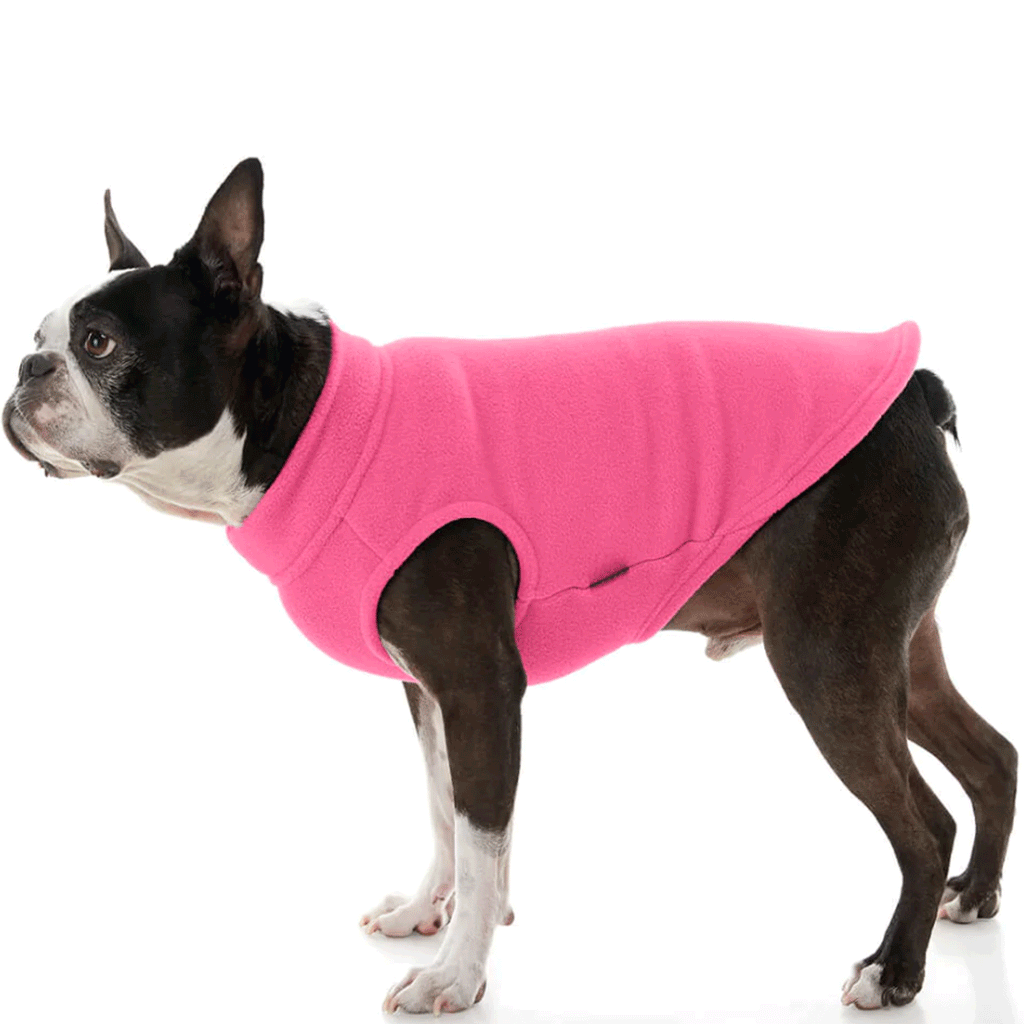 Gooby Pink Stretch Fleece Dog Vest