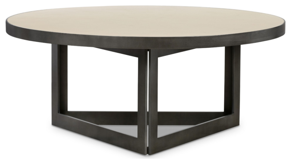 Samehada Round Coffee Table   Transitional   Coffee Tables   by Marco Polo Imports  Houzz