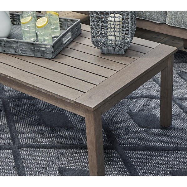 Signature Design by Ashley Hillside Barn Brown Outdoor Coffee Table