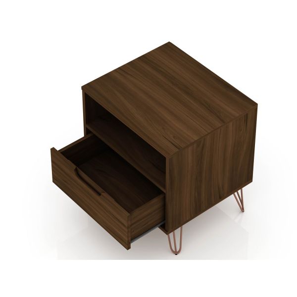 Rockefeller 1.0 Nightstand in Brown