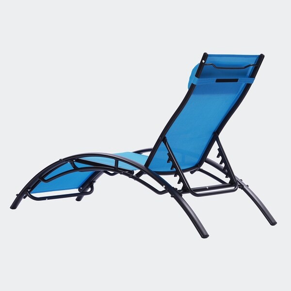 2 PCS Set Outdoor Lounge Chair