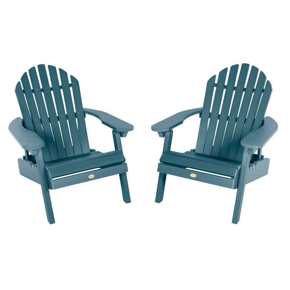 Highwood Hamilton Reclining Adirondack Chairs (Set of 2)