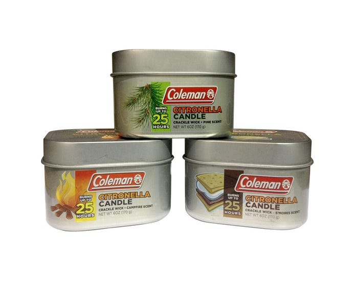 Coleman 25Hr Tin Candle， 3 Pack - 7716