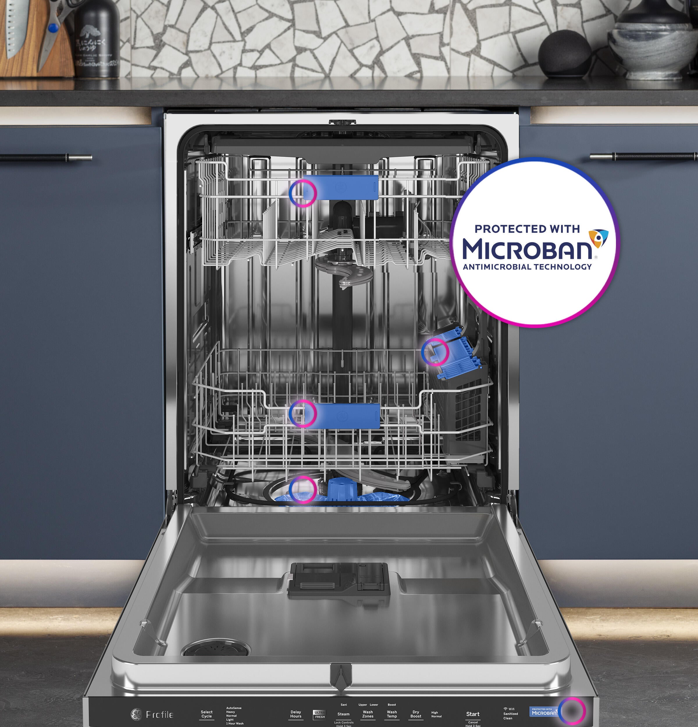 Ge Appliances PDP755SYRFS Ge Profile™ Ultrafresh System Dishwasher With Stainless Steel Interior