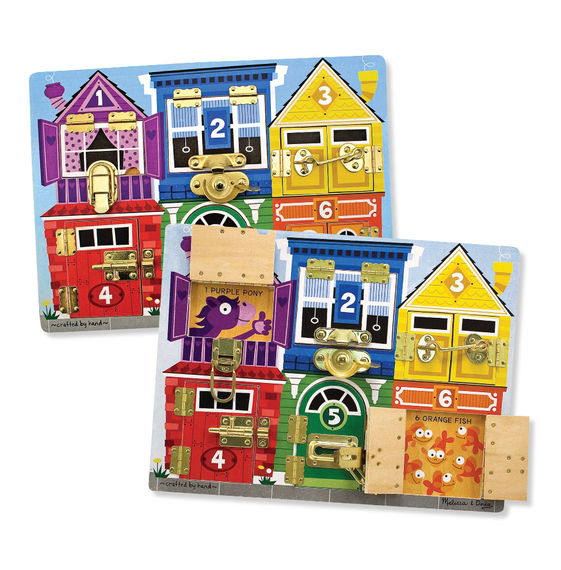 Melissa & Doug Wooden Latches Board