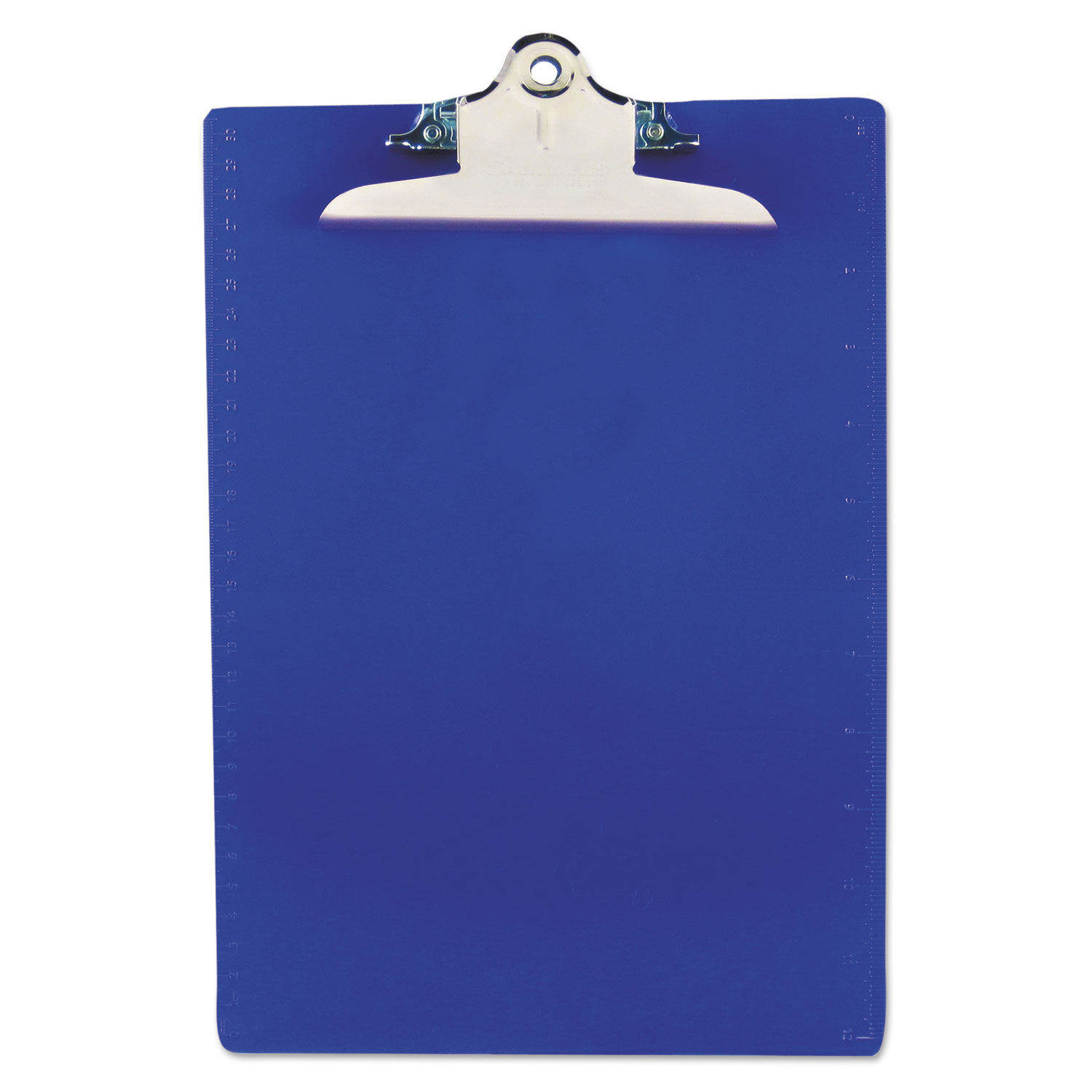 Recycled Plastic Clipboard with Ruler Edge by Saunders SAU21602