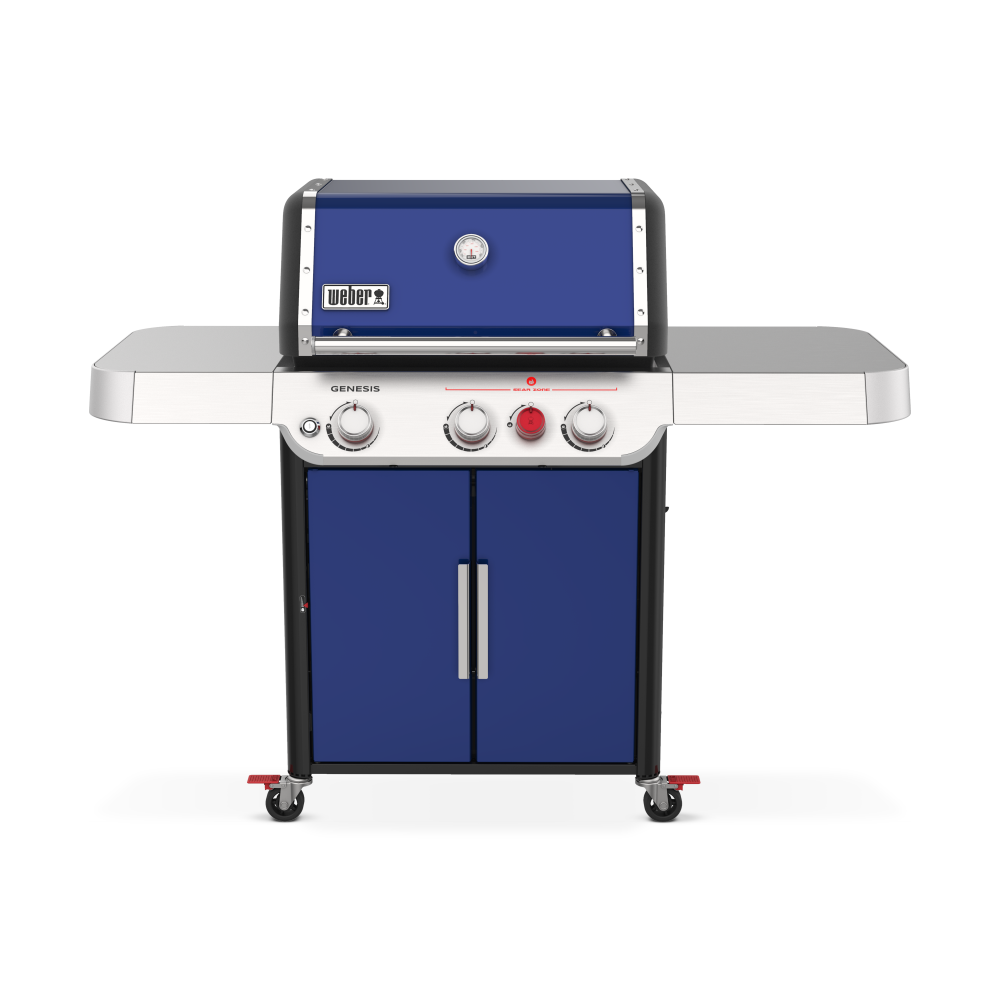 Weber Genesis SP-E-325s Grill Liquid Propane 3 Burner Deep Ocean Blue ;