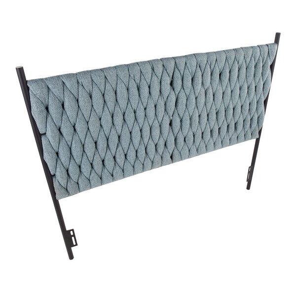 Silver Orchid Braided Matisse Queen Headboard - - 35450123