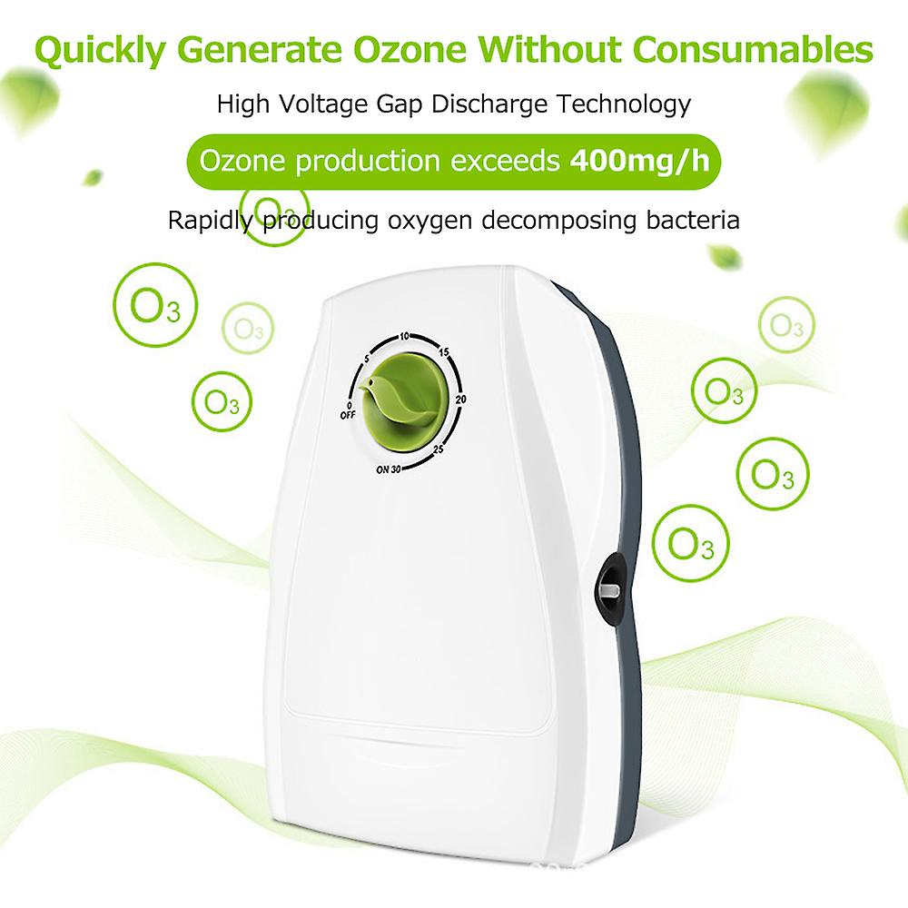 Ozone Water Purifier 400mg/h 6 Speed 5-30min Timing Household Mini Kitchen Fruit And Vegetable Cleaner Ozone Sterilizer Air Purifier