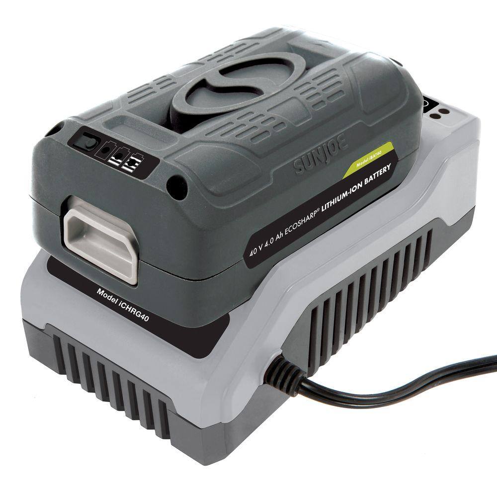 Snow Joe IONMAX 40V EcoSharp 4 Amp Lithium-Ion Battery iBAT40