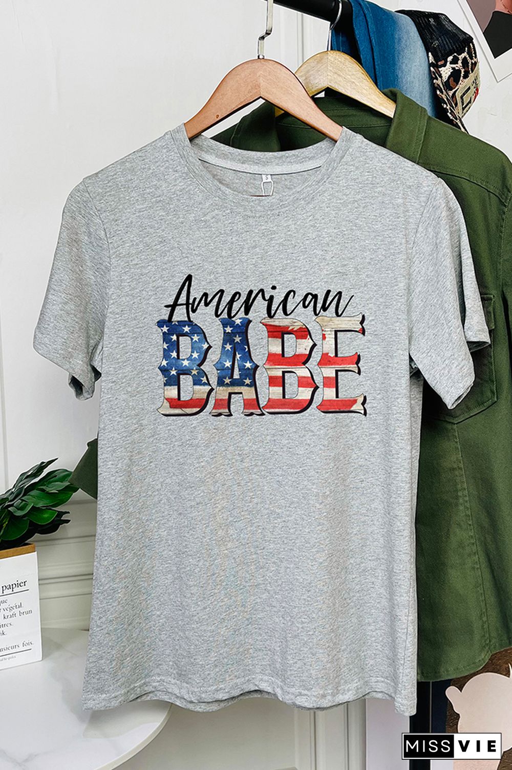 American Babe Graphic Tee Wholesale