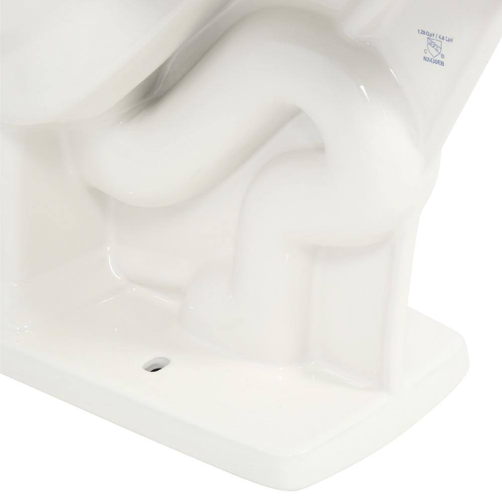 Glacier Bay 2-piece 1.0 GPF1.28 GPF High Efficiency Dual Flush Elongated Toilet in Biscuit N2430E-BISC