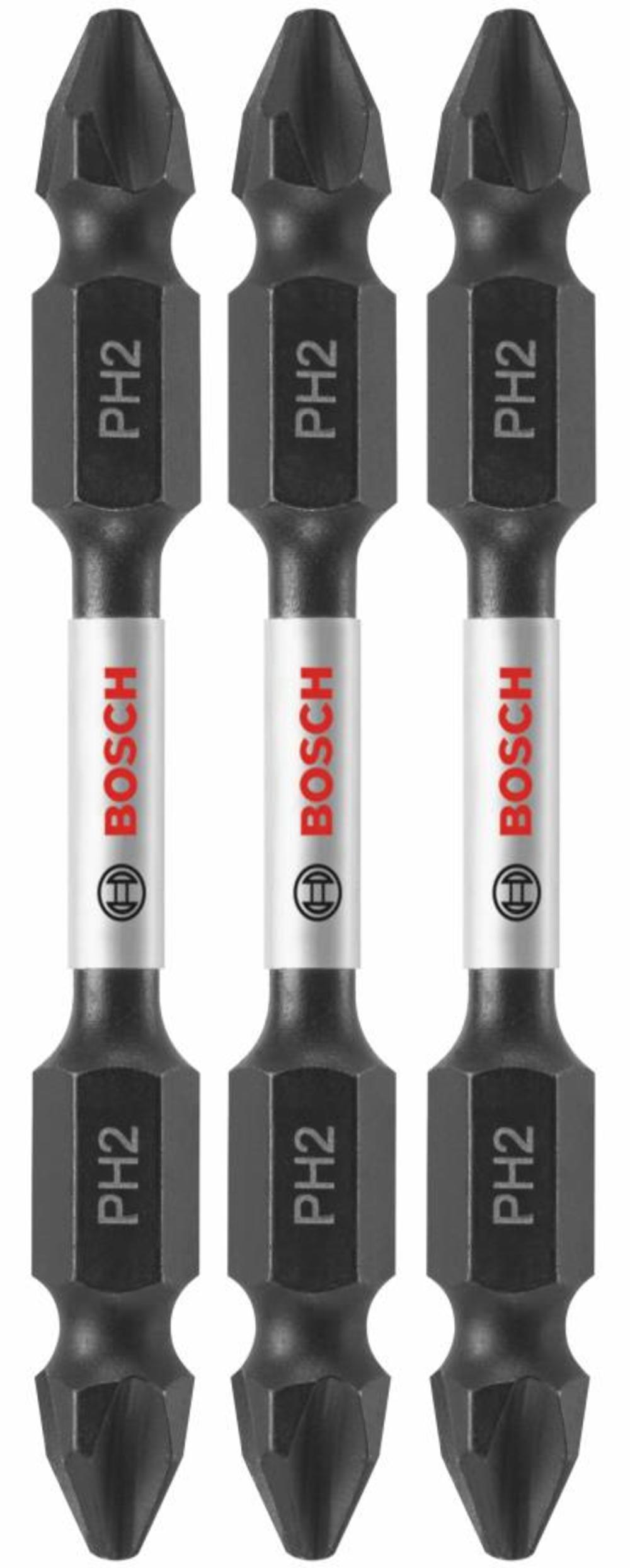 Bosch 3 pc. Impact Tough 2.5 In. Phillips #2 Double-Ended Bits ITDEPH22503 from Bosch