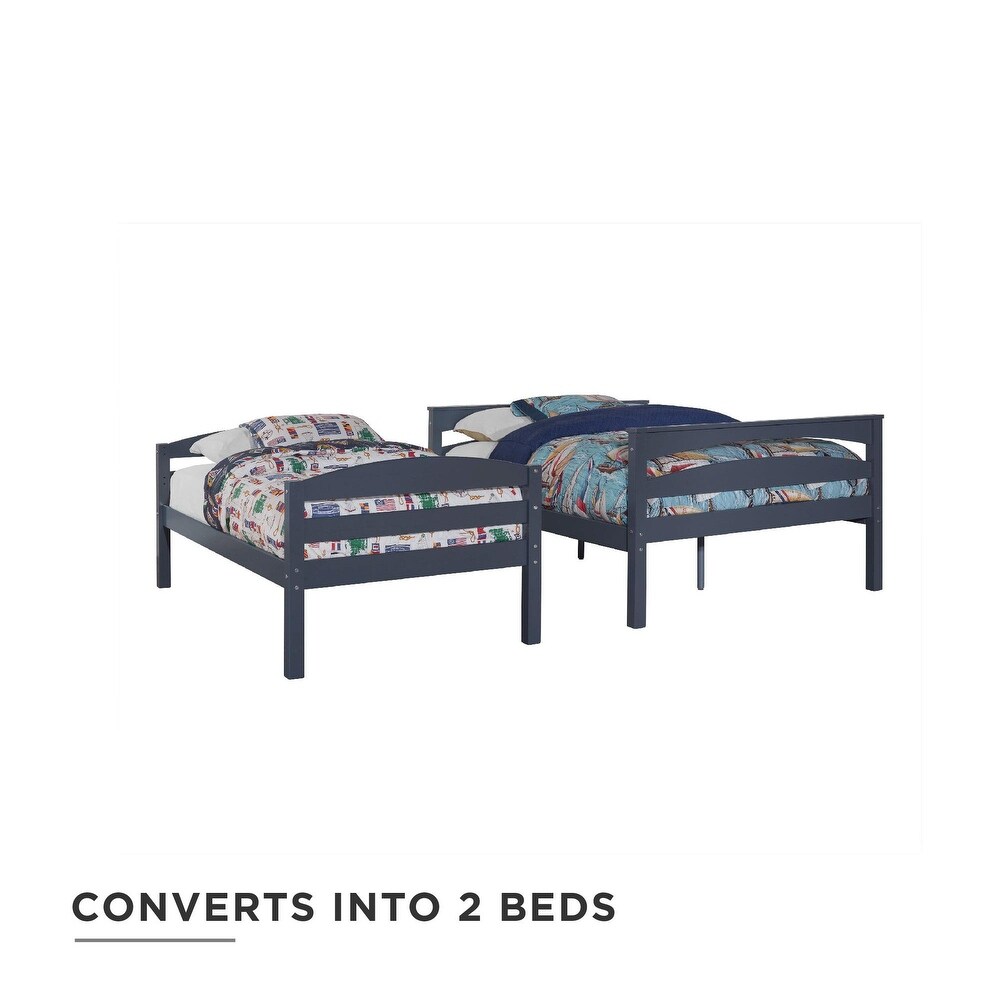 Avenue Greene Randall Kids' Twin over Full Wood Bunk Bed Frame