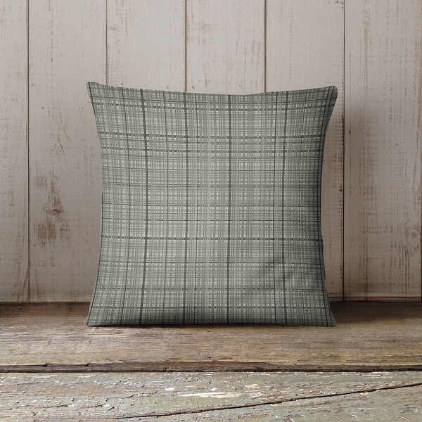 WOVEN GREEN Indoor|Outdoor Pillow By Kavka Designs