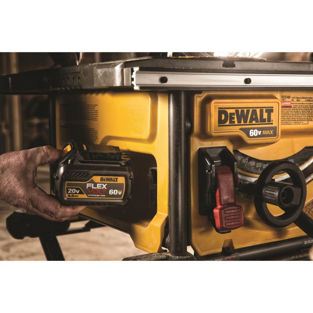 DEWALT FLEXVOLT 60V MAX* 8-1/4In Table Saw Kit DCS7485T1 from DEWALT