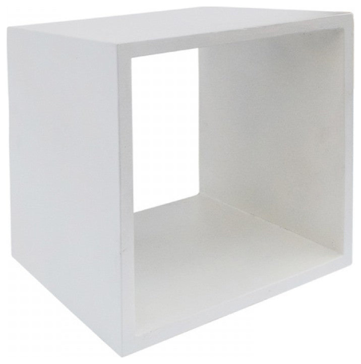 Nyree Modern White Concrete End Table   Transitional   Side Tables And End Tables   by V.S.D Furniture  Houzz