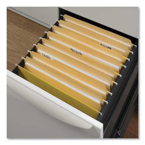 Universal Top Tab Manila File Folders， Straight Tab， Letter Size， 11 pt. Manila， 100/Box (12110)