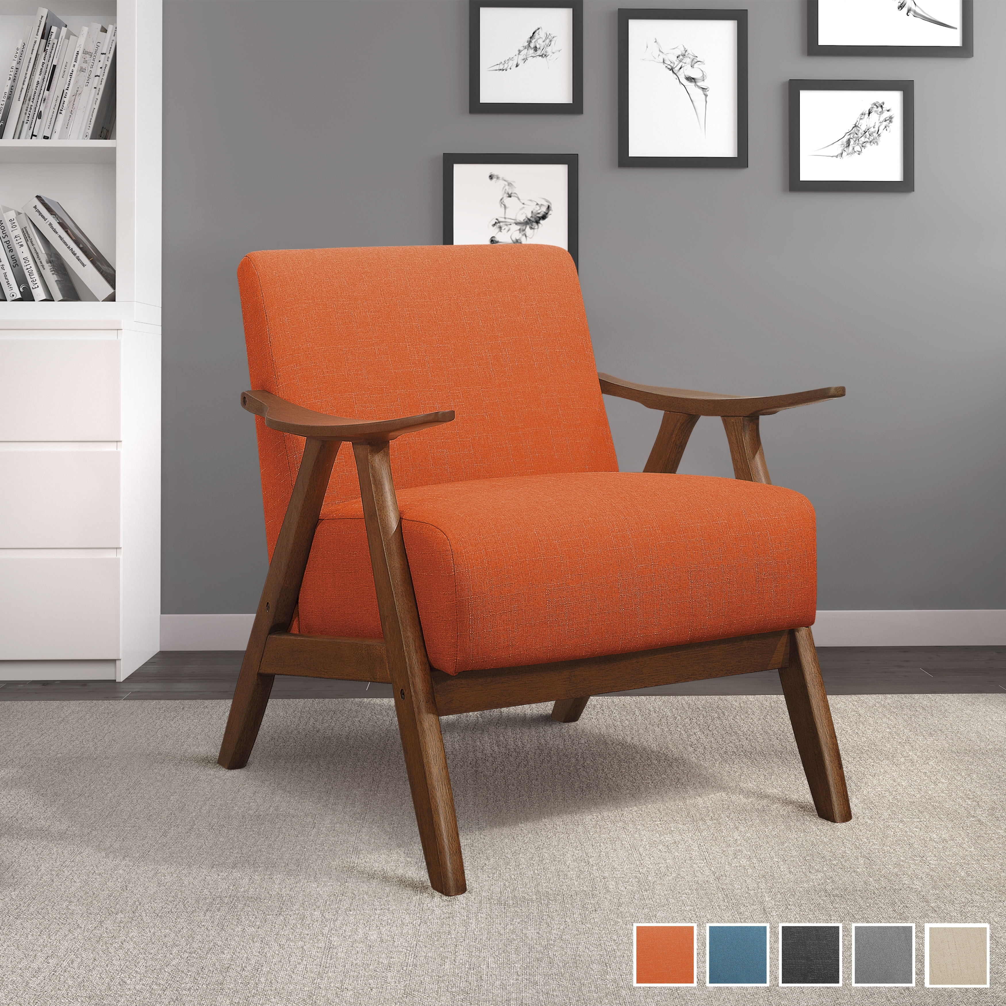 Levine Retro Accent Chair