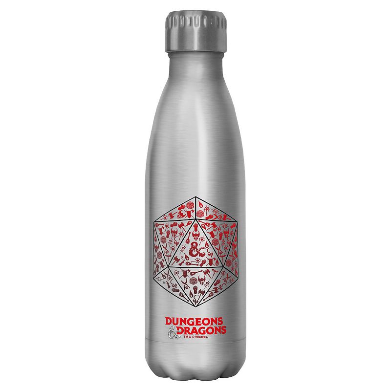 Dungeons and Dragons Elements Filled Dice 17-oz. Stainless Steel Water Bottle