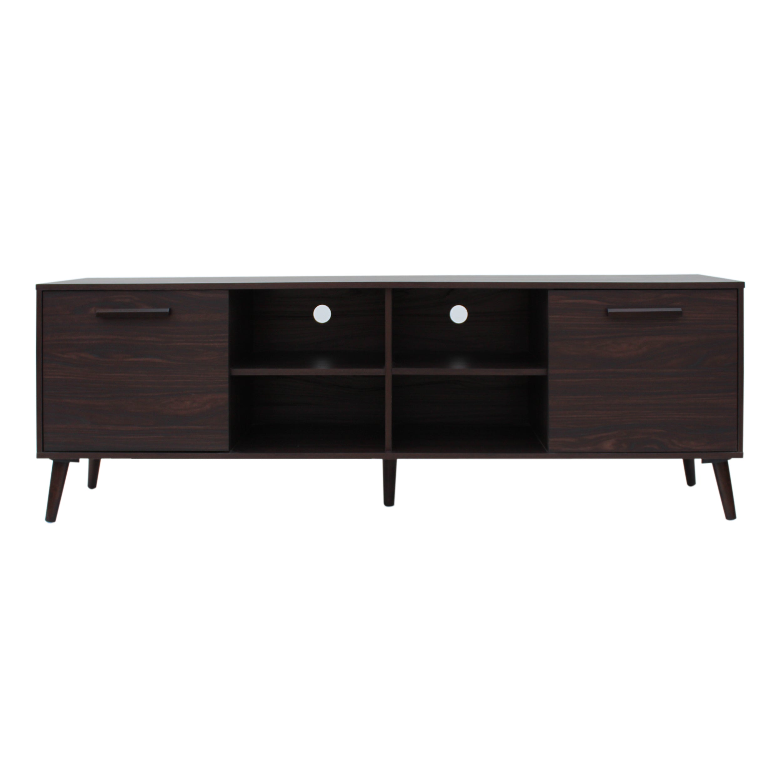 Darcy Mid Century 3 Piece TV Stand & Bookcases Set