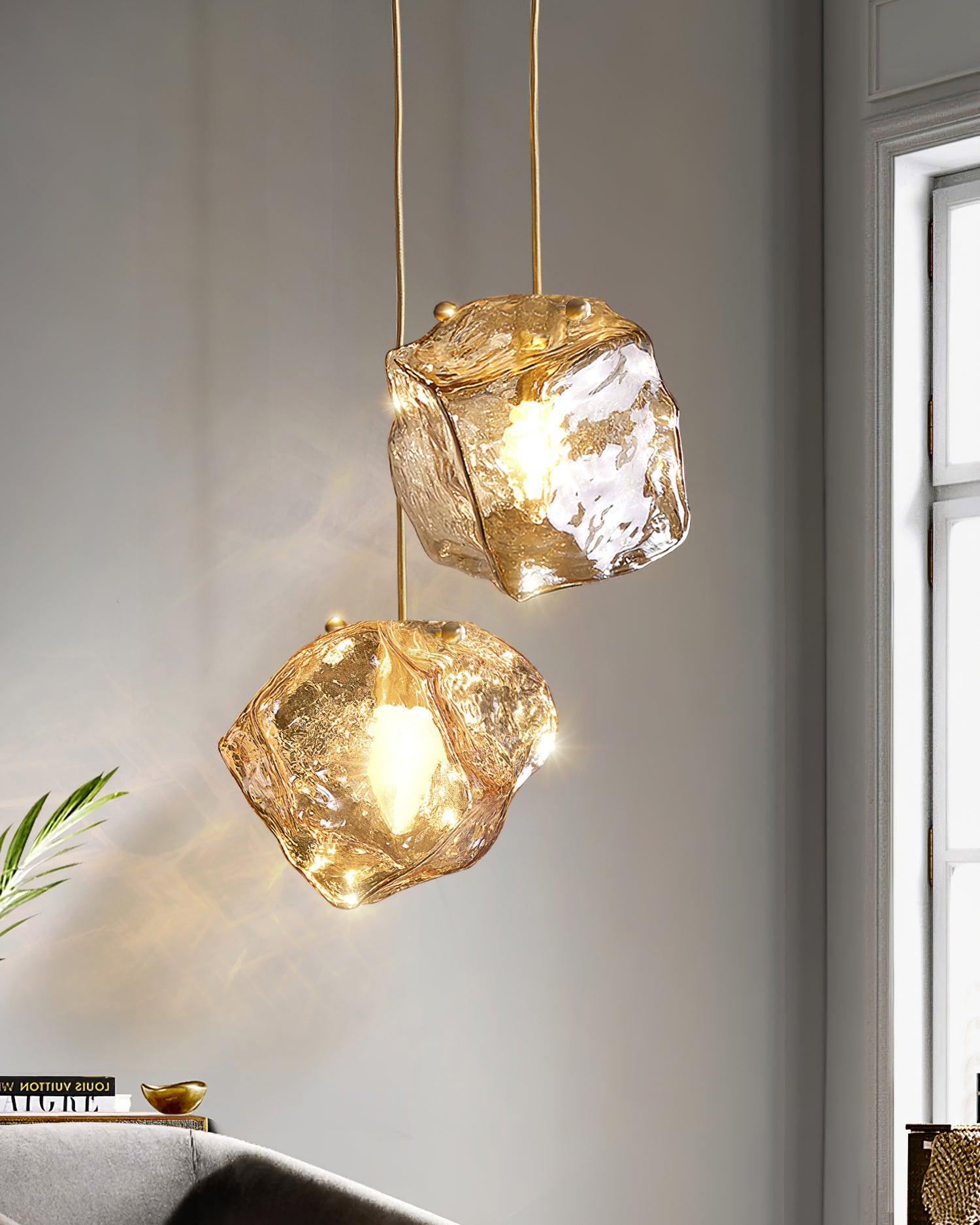 Illyria Ice Glass Pendant Lamp