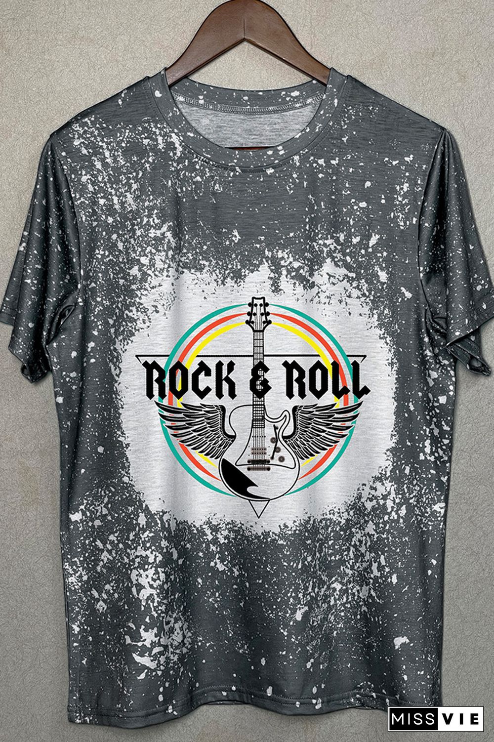 Vintage Style Rock and Roll Graphic Tee