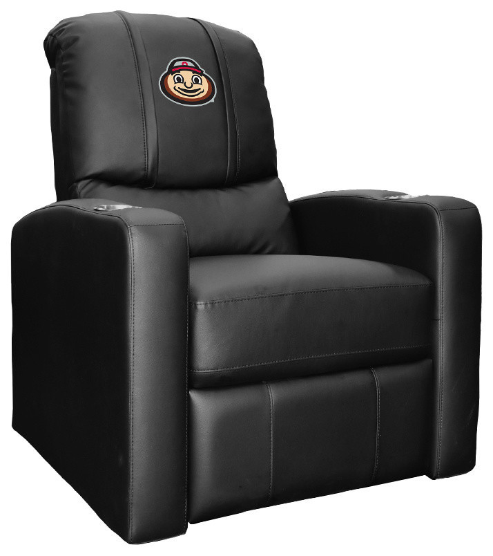 Ohio State University Buckeyes Brutus Head Man Cave Home Theater Recliner   Contemporary   Recliner Chairs   by DreamSeats LLC  Houzz