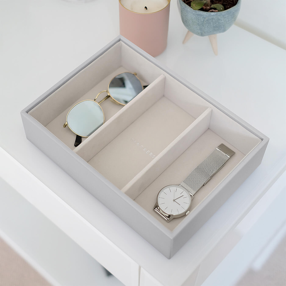 Stackers Pebble Grey Classic Jewelry Box Collection