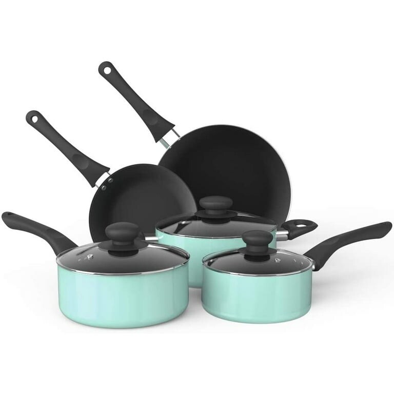 Aluminum oy Non Stick Cookware Set  Pots and Pans   8 Piece Set