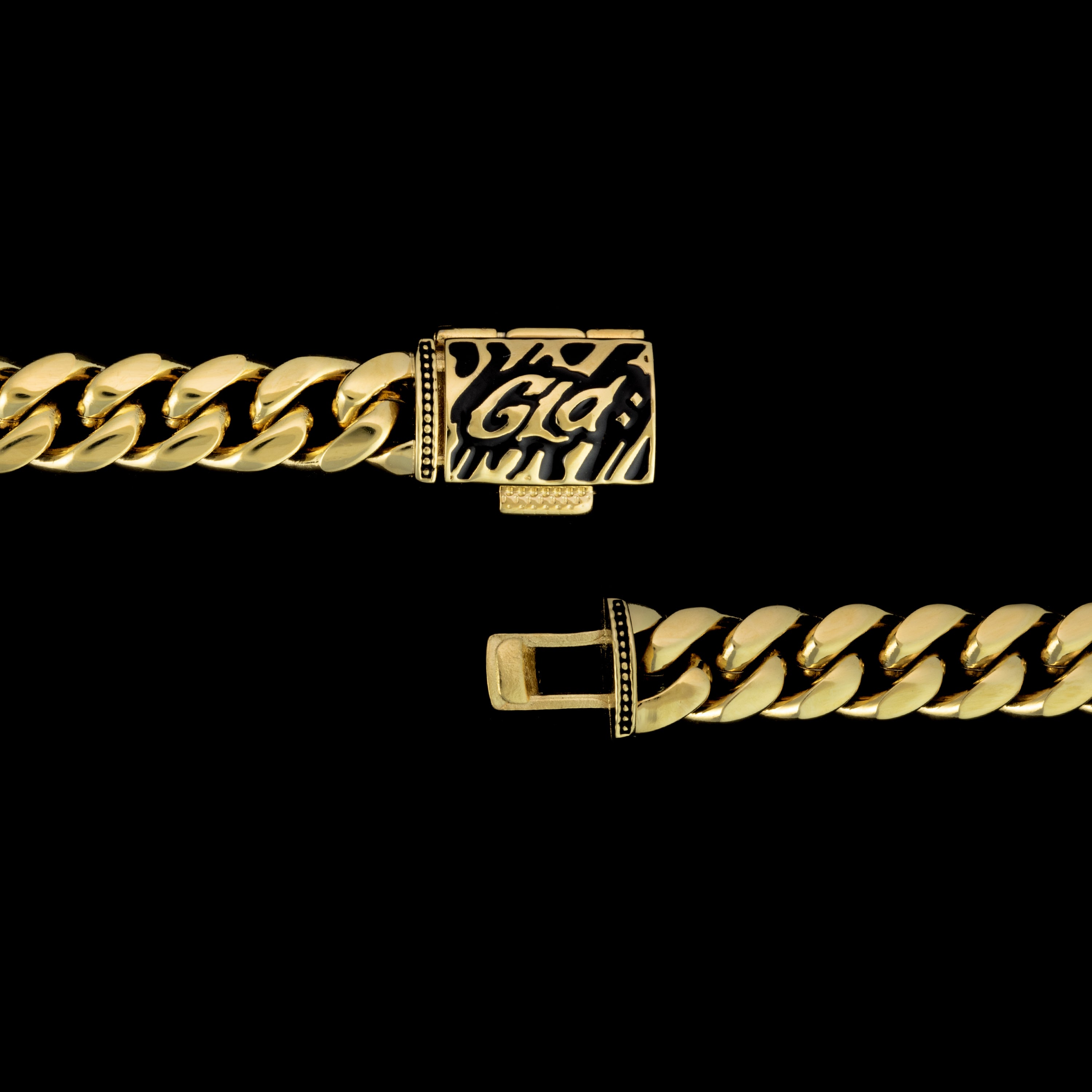 GLD Signature Cuban in Yellow Gold- 6mm