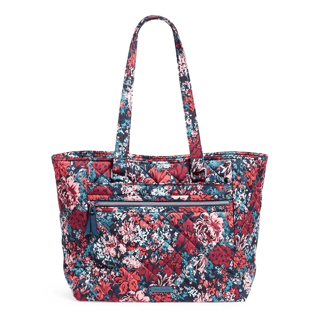 Vera Bradley  Work Tote Bag in Cabbage Rose Cabernet