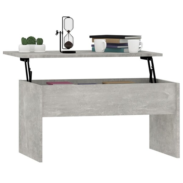 Coffee Table Concrete Gray 31.5