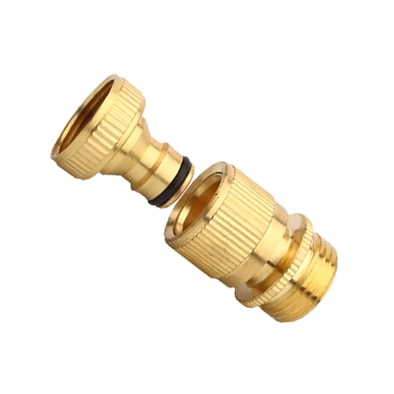 Factory price 1Inch Garden Tap Water 1/2 Fitting coupling quick connect hose connectors brass