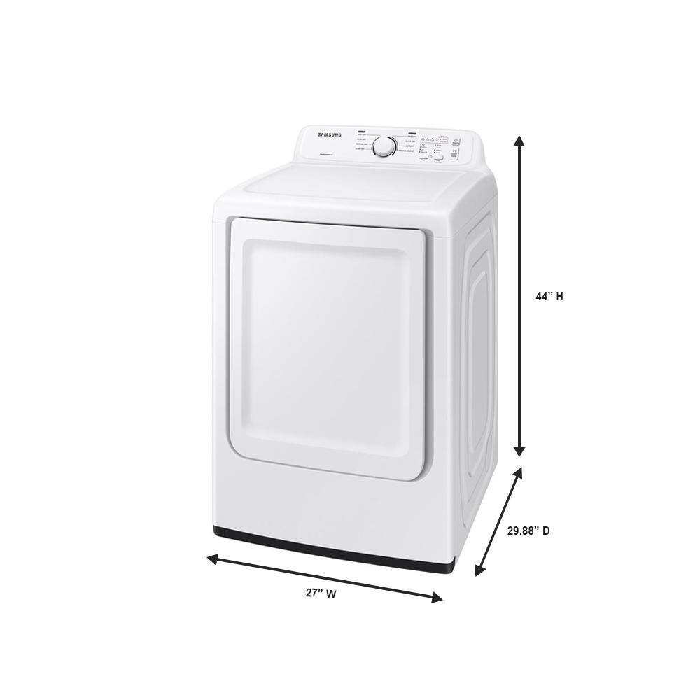  7.2 cu. ft. Vented Gas Dryer with Sensor Dry in White DVG41A3000W