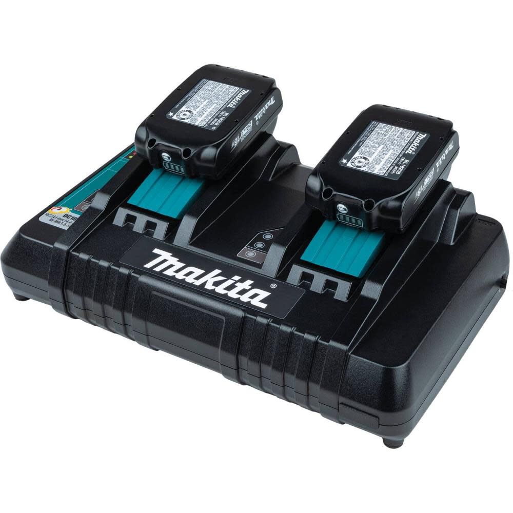 Makita 18V Lithium Ion Dual Port Charger DC18RD from Makita