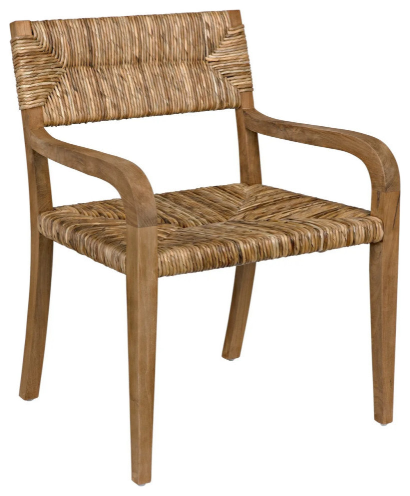 Ryker Arm Chair  Teak Set of 2   Modern   Dining Chairs   by Rustic Home Furniture Deco  Houzz