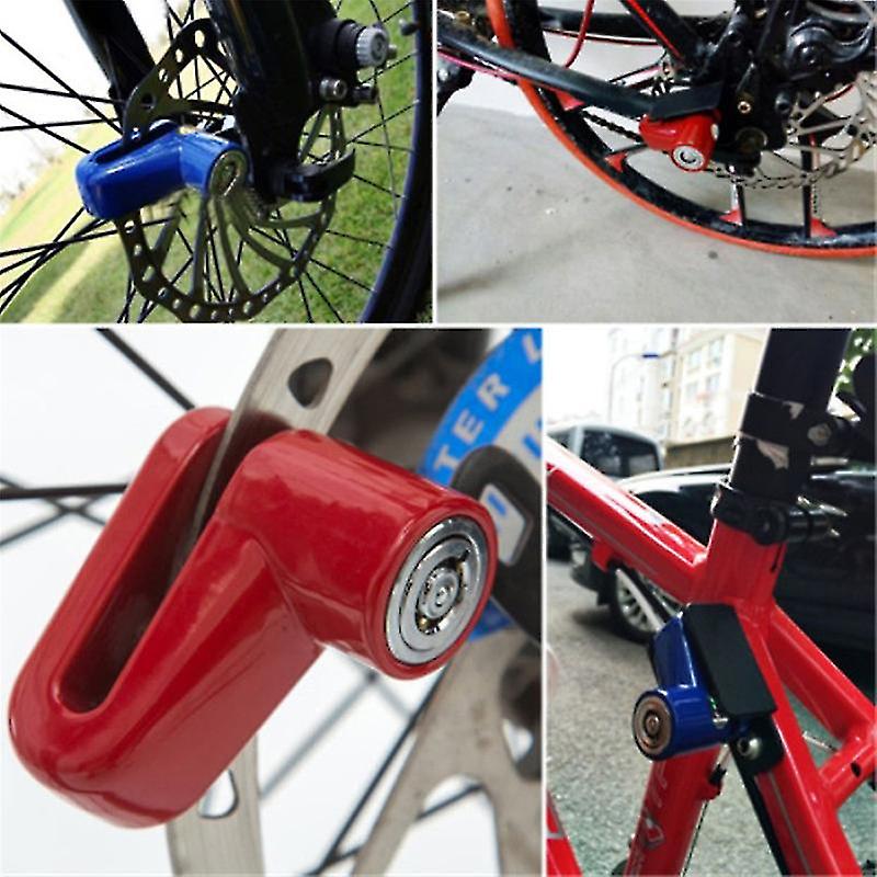 Mountain Bike Motorcycle Disc Brakes Lock Bicycle Electric Car Safety Anti-theft Outdoor Riding Equipment Universal Accessories