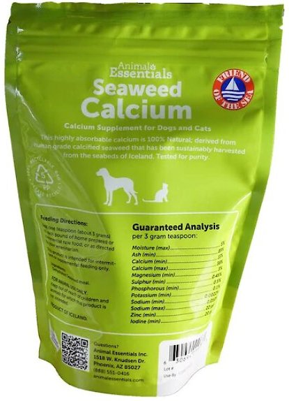 Animal Essentials Seaweed Calcium Dog and Cat Supplement