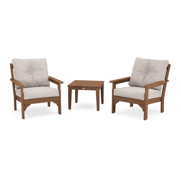 POLYWOOD Vineyard 3Piece Deep Seating Set