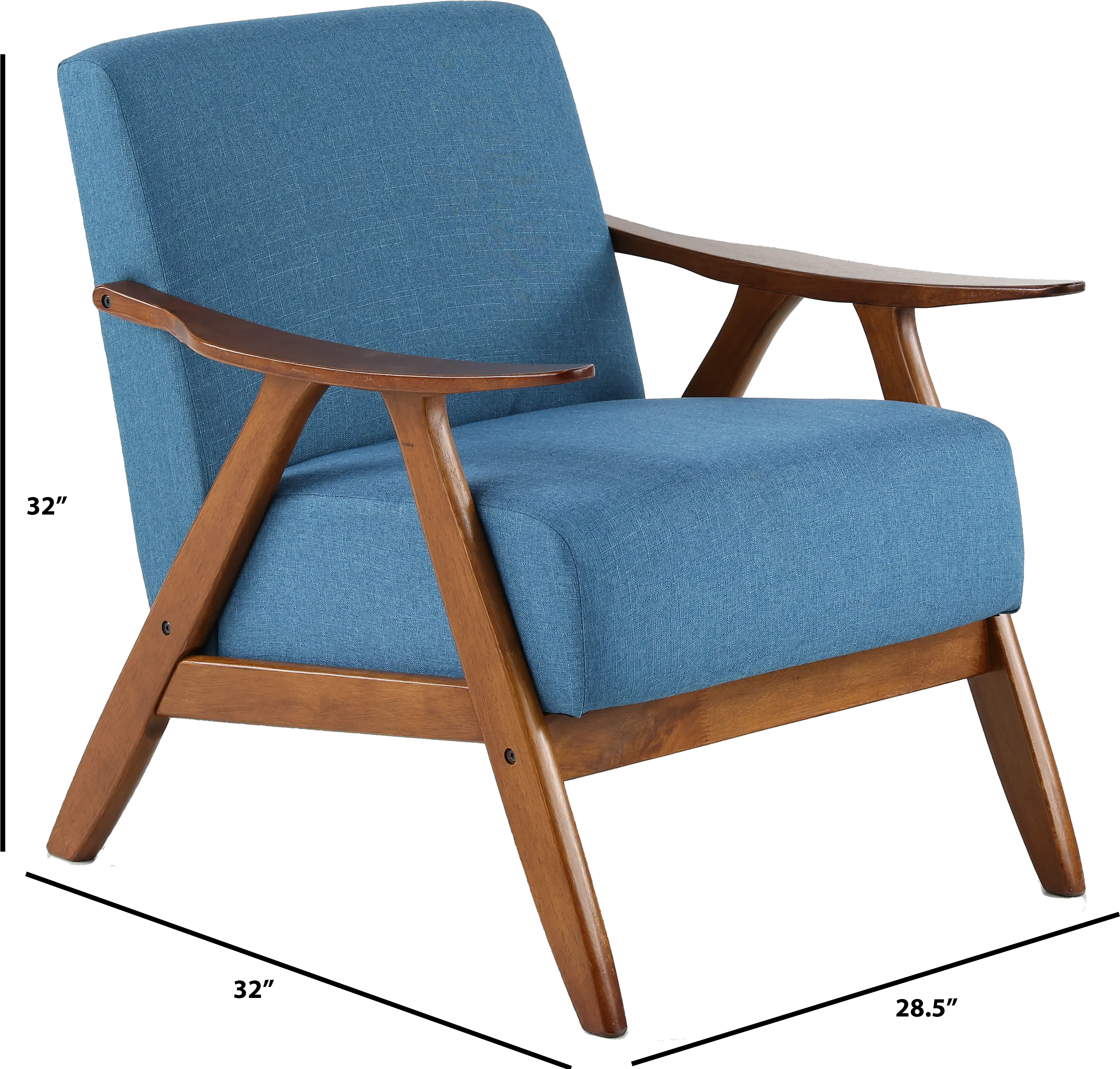 Damala Blue Accent Chair