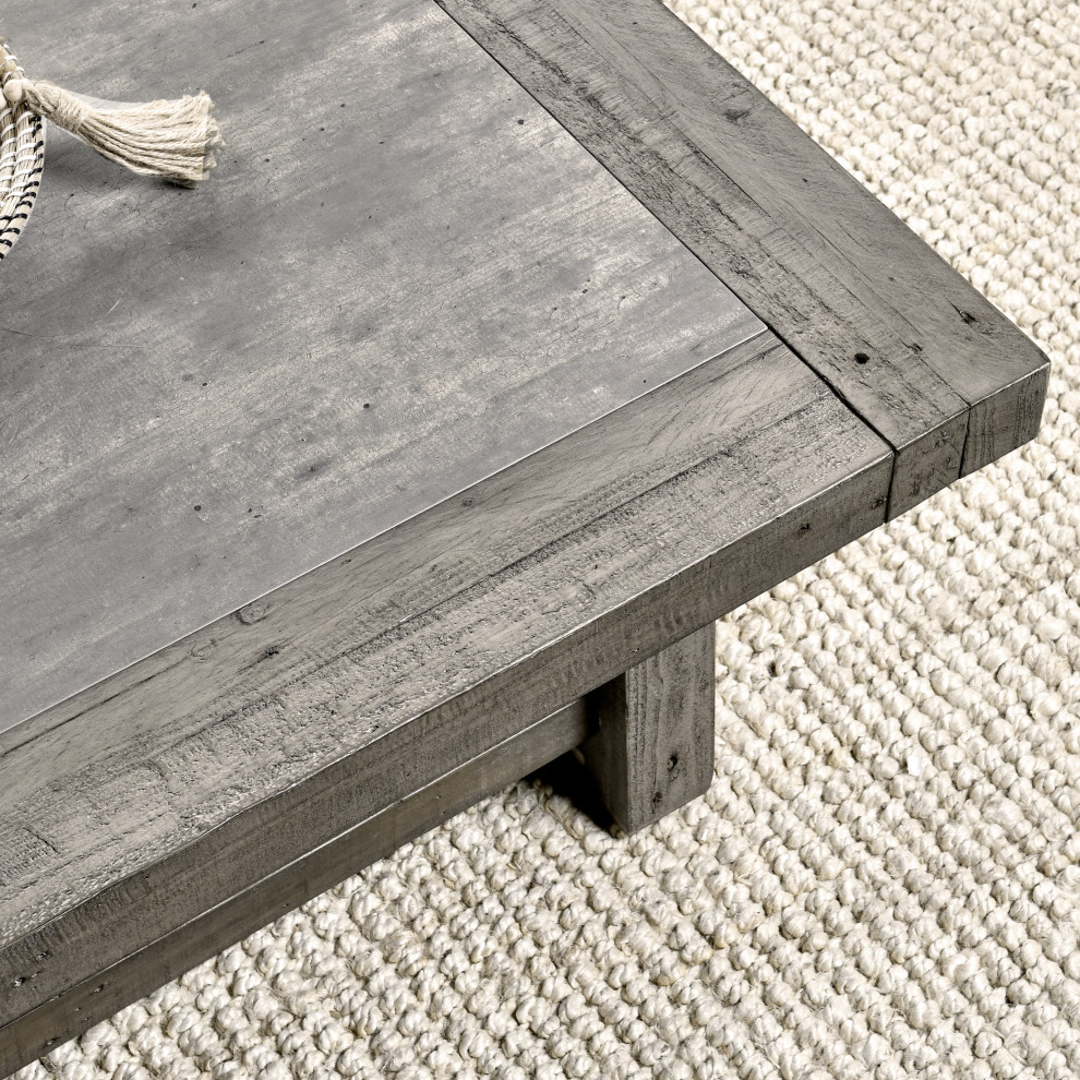 Stonebridge Square Coffee Table by Kosas Home   Farmhouse   Coffee Tables   by Kosas  Houzz