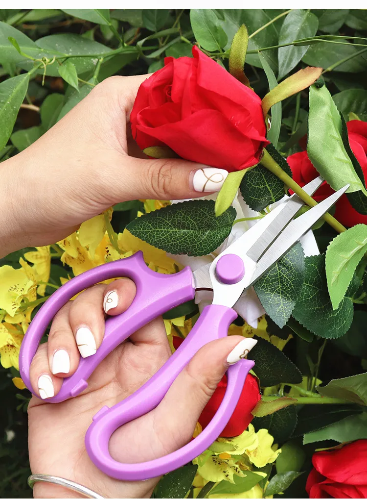 Floral Scissors Pruning  Grafting Growing Flowers Stainless Steel Gardening Tools