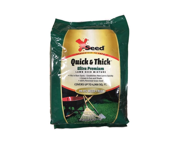 X-Seed Quick  Thick Ultra-Premium Lawn Seed， 7 lb. Bag - 440AS0083UC-7