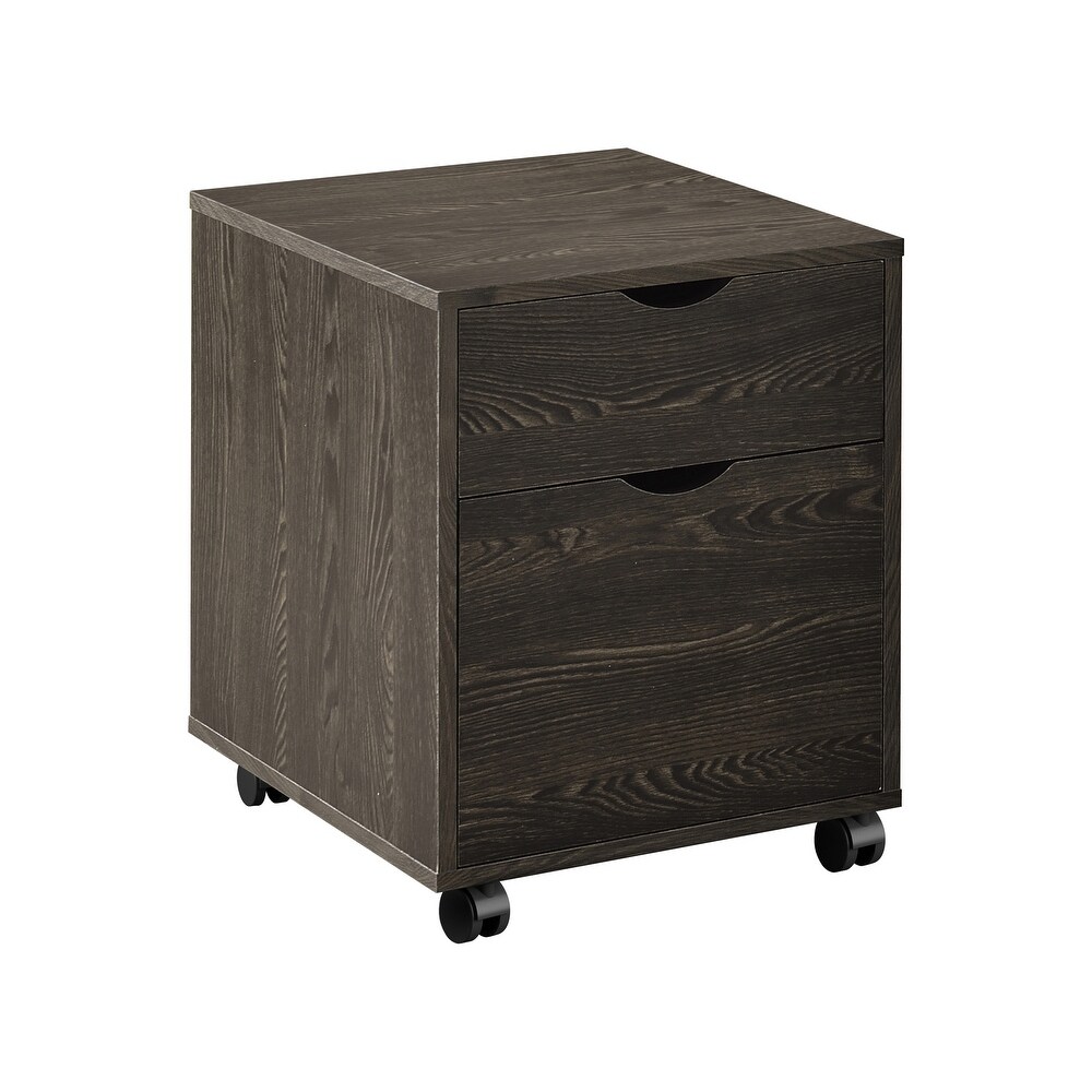 Coaster Furniture Noorvik Dark Oak 2 drawer Mobile File Cabinet