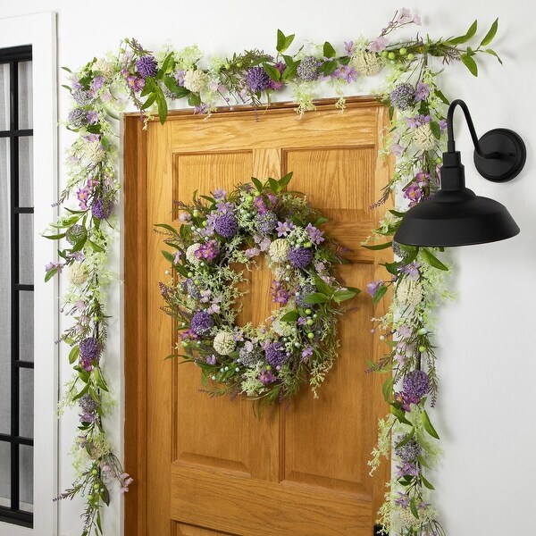 Wild Flower and Berry Spring Wreath