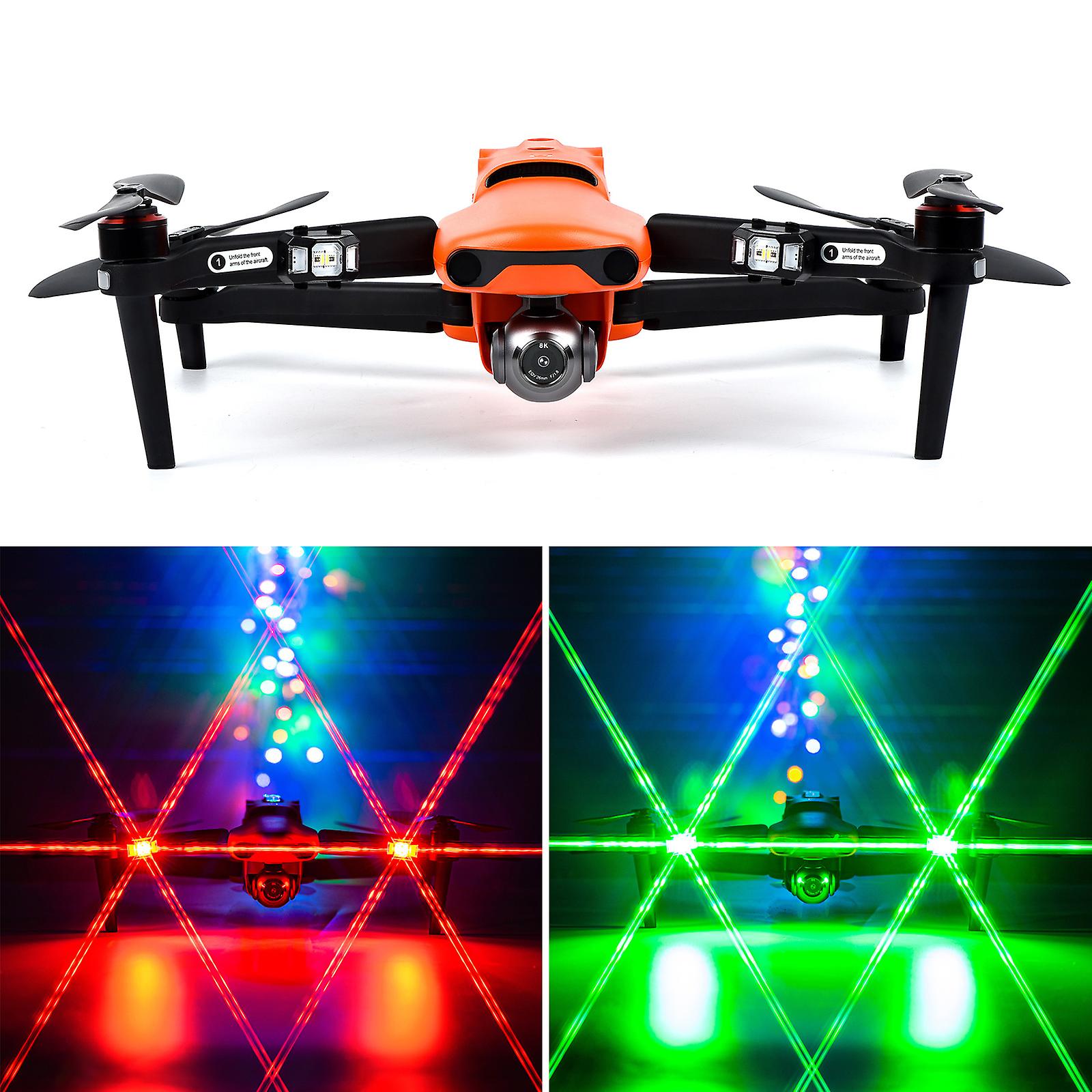 Startrc Drone Strobe Lights Signal Warning Light White/red/green/yellow Lights Flashing High Brightness Easy Installation Built-in Rechargeable Batter